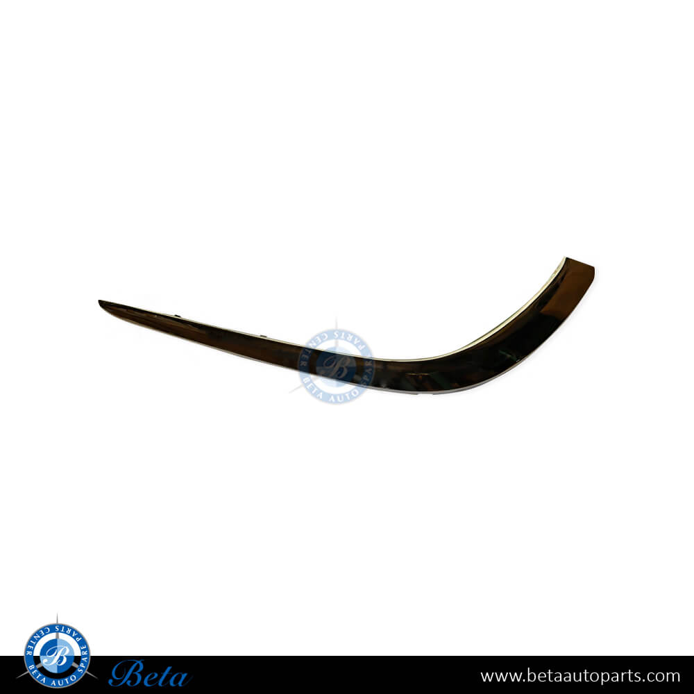 Left Side Fog Lamp Cover Chrome Moulding for Mercedes E-Class W213 2021-Up models, Part Number 2138853703 Left Side Fog Lamp Cover Chrome Moulding for Mercedes E-Class W213 2021-Up models, Part Number 2138853703